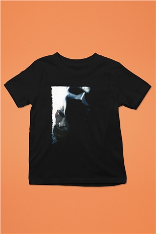 Unisex Kara Şövalye (The Dark Knight) Baskılı Siyah Çocuk Unisex Tişört