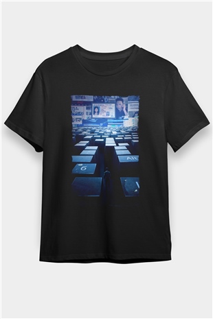 Kayıp Aranıyor (Searching) Baskılı Siyah Tshirt