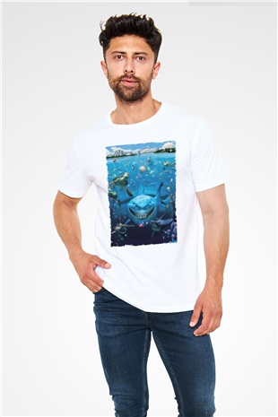 Kayıp Balık Nemo (Finding Nemo) Baskılı Beyaz Tshirt