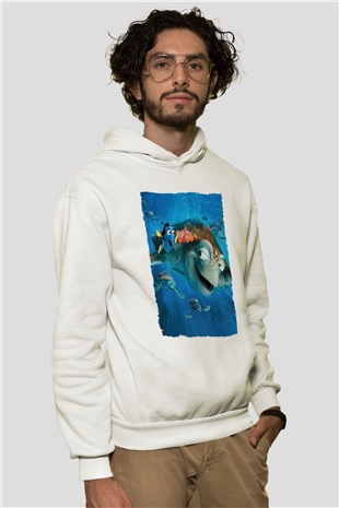 Unisex Kayıp Balık Nemo (Finding Nemo) Baskılı Beyaz T shirt