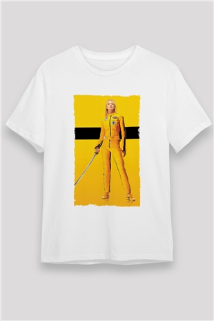 Kill Bill Baskılı Beyaz Tshirt