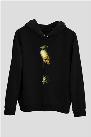Unisex Kıyamet (Apocalypse Now) Baskılı Siyah Kapüşonlu Sweatshirt