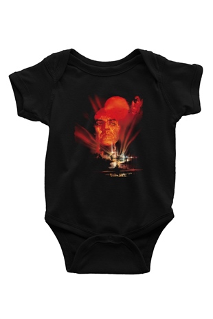 Unisex Kıyamet (Apocalypse Now) Baskılı Siyah Bebek Body - Zıbın