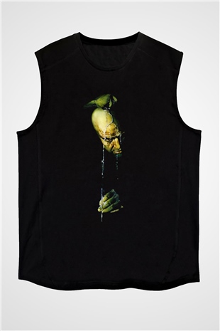 Unisex Kıyamet (Apocalypse Now) Baskılı Siyah Kolsuz Tshirt