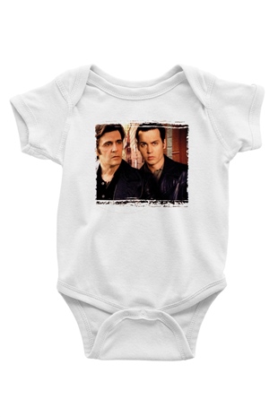 Unisex Köstebek (Donnie Brasco) Baskılı Bebek Body - Zıbın