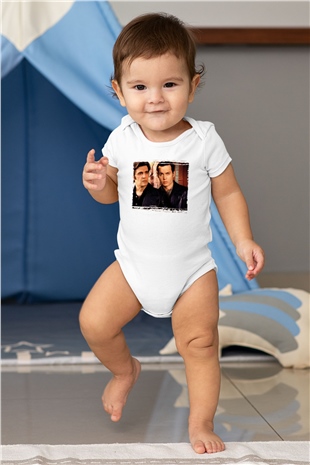 Unisex Köstebek (Donnie Brasco) Baskılı Bebek Body - Zıbın