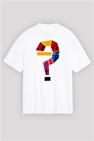 Unisex Küçük Bir Rica - A Simple Favor Baskılı Beyaz Oversize Tişört