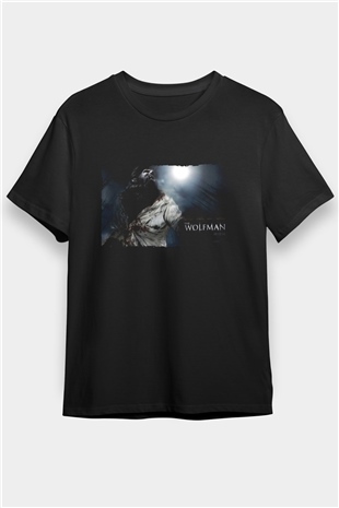 Kurt Adam (The Wolfman) Baskılı Siyah T-shirt