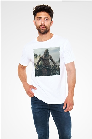 Kuzeyli (The Northman) Baskılı Beyaz Tshirt