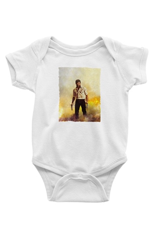 Unisex Logan Baskılı Bebek Body - Zıbın