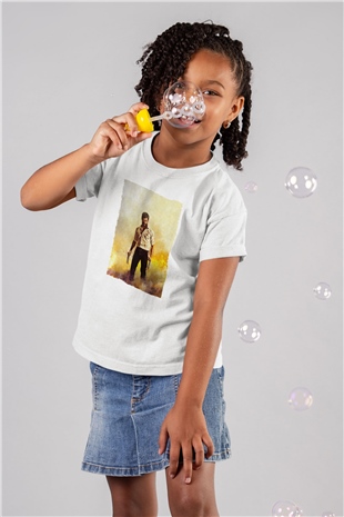 Unisex Logan Baskılı Beyaz Çocuk Tshirt