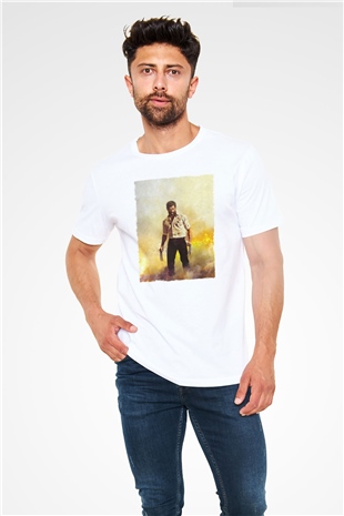 Logan Baskılı Beyaz Tshirt