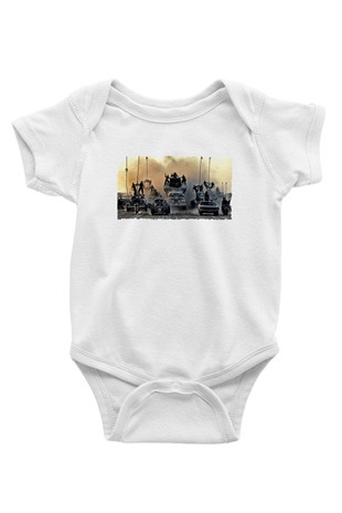 Unisex Mad Max Fury Road Baskılı Bebek Body - Zıbın