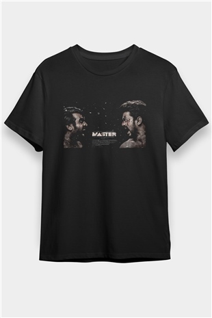 Master Baskılı Siyah Tshirt