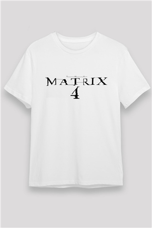 Matrix 4 Baskılı Beyaz T-shirt