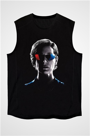 Unisex Matrix Resurrections (The Matrix Resurrections) Baskılı Siyah Kolsuz Tshirt