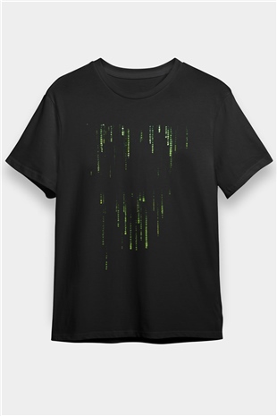 Matrix (The Matrix) Baskılı Siyah Tişört