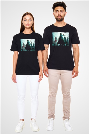 Matrix (The Matrix) Baskılı Siyah Tshirt