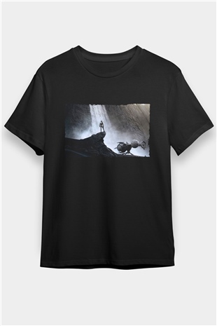 Oblivion Baskılı Siyah T-Shirt