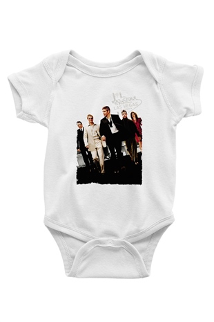 Unisex Oceans Eleven Baskılı Bebek Body - Zıbın