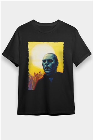 Ölüler Günü (Day of the Dead) Baskılı Siyah Tshirt