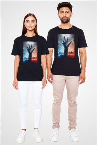Ölüler Ölmez (The Dead Dont Die) Baskılı Siyah T-Shirt