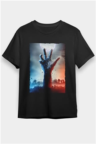 Ölüler Ölmez (The Dead Dont Die) Baskılı Siyah T-Shirt