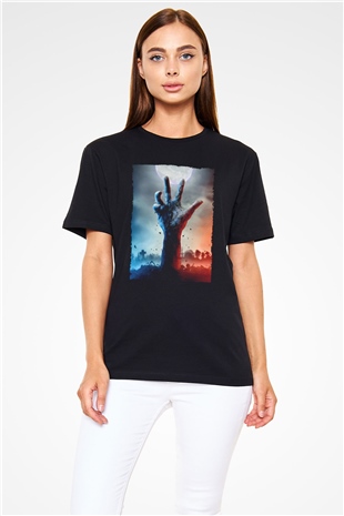 Ölüler Ölmez (The Dead Dont Die) Baskılı Siyah T-Shirt
