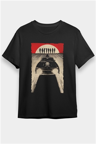 Ölüm Geçirmez (Death Proof) Baskılı Siyah Tshirt