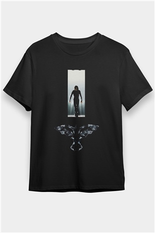 Ölümsüz Aşk (The Crow) Baskılı Siyah T-Shirt