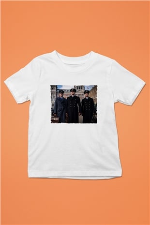 Unisex Operation Mincemeat Baskılı Beyaz Çocuk Tshirt