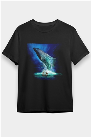 Pinin Yaşamı (Life of Pi) Baskılı Siyah Tshirt