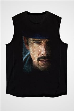 Unisex Predestination (Kader) (Predestination) Baskılı Siyah Kolsuz T-shirt