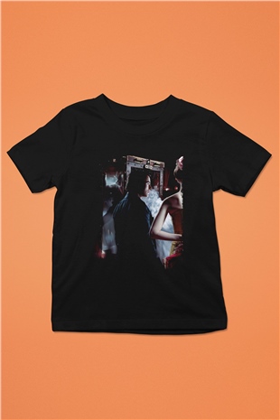 Unisex Prestij (The Prestige) Baskılı Siyah Çocuk Tişört