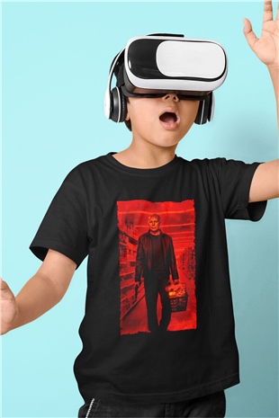 Unisex RED 2 Baskılı Siyah Çocuk Tshirt