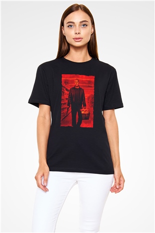 RED 2 Baskılı Siyah Tshirt
