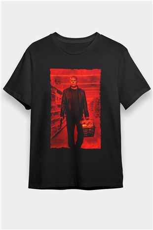 RED 2 Baskılı Siyah Tshirt