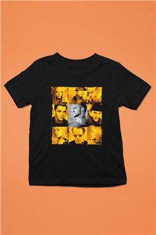 Unisex Rehine (Alpha Dog) Baskılı Siyah Çocuk T-shirt