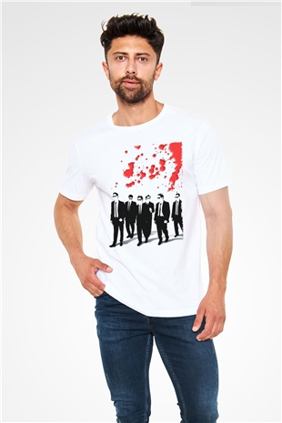 Rezervuar Köpekleri (Reservoir Dogs) Baskılı Beyaz Tişört