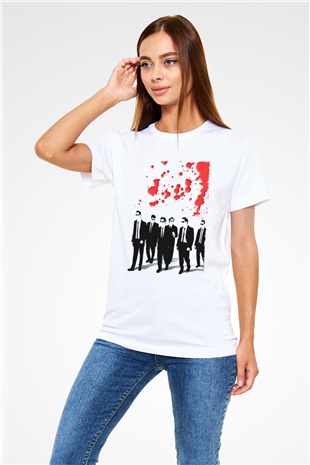 Rezervuar Köpekleri (Reservoir Dogs) Baskılı Beyaz Tişört