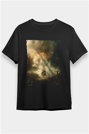 Savaş Vadisi (Hacksaw Ridge) Baskılı Siyah Tişört