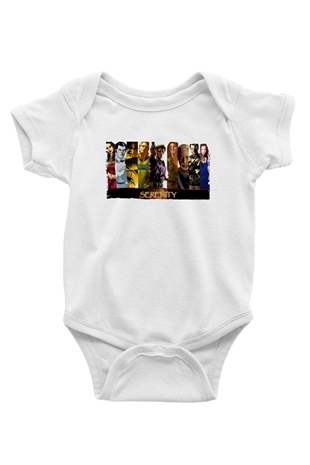 Unisex Serenity Baskılı Bebek Body - Zıbın