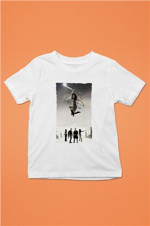 Unisex Serenity Baskılı Beyaz Çocuk Tişört