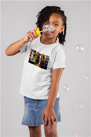 Unisex Serenity Baskılı Beyaz Çocuk Tshirt