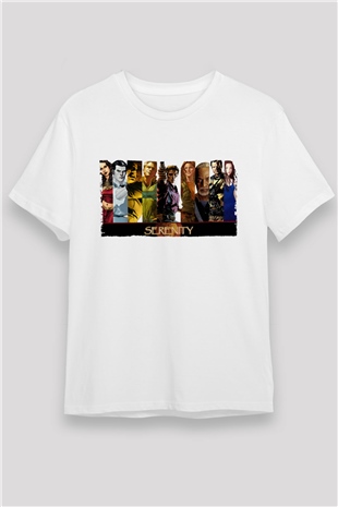 Serenity Baskılı Beyaz Tshirt