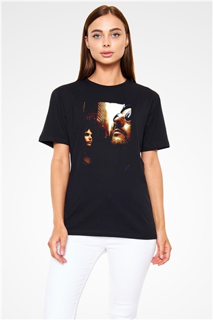 Sevginin Gücü (Léon) Baskılı Siyah Tshirt
