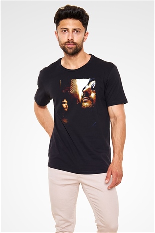 Sevginin Gücü (Léon) Baskılı Siyah Tshirt