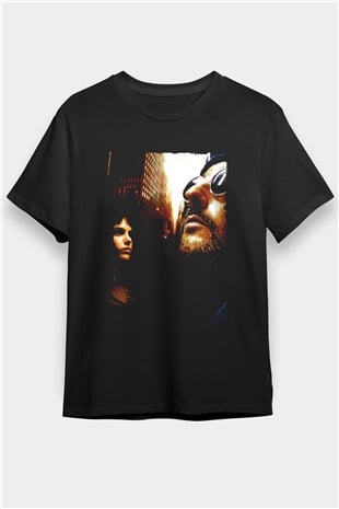 Sevginin Gücü (Léon) Baskılı Siyah Tshirt