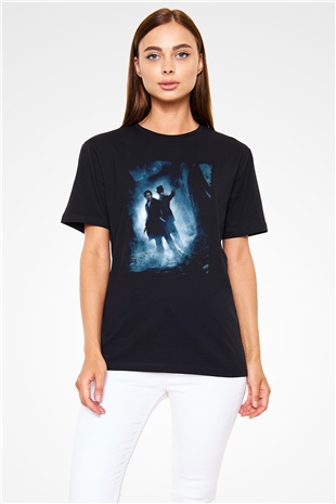Sherlock Holmes Gölge Oyunları (Sherlock Holmes A Game of Shadows) Baskılı Siyah T-Shirt