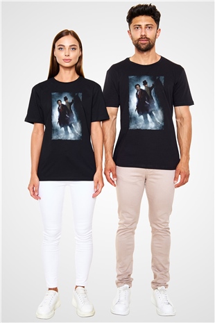 Sherlock Holmes Gölge Oyunları (Sherlock Holmes A Game of Shadows) Baskılı Siyah Tshirt